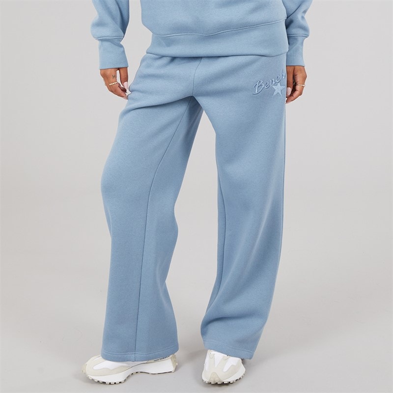 Bench Womens Aradia Wide Leg Joggers Steel Blue - Image 1