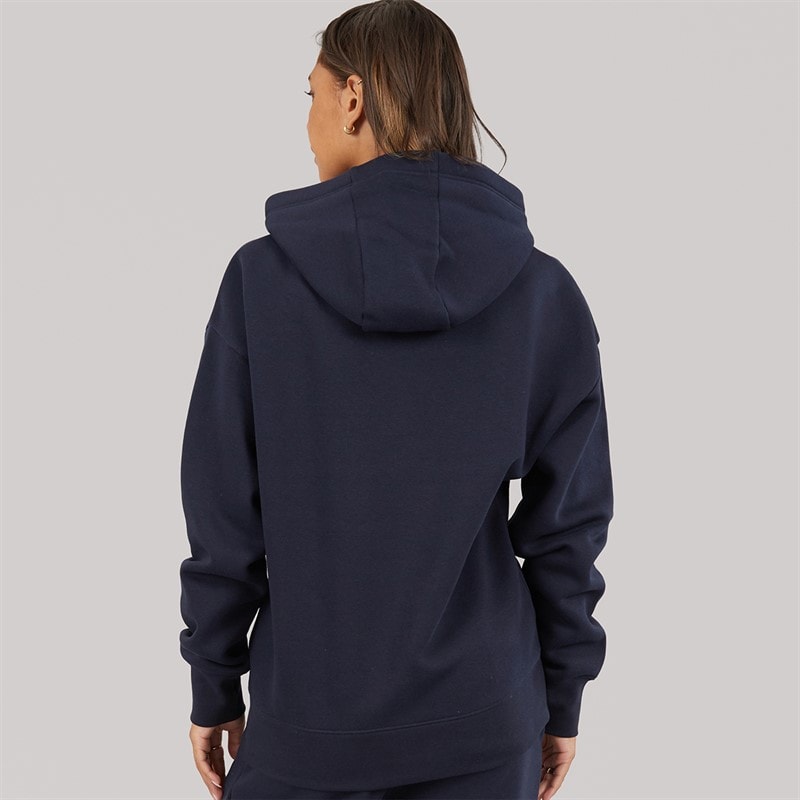 Bench Womens Olly Oversized Hoodie With Graphic Print Navy - Image 2
