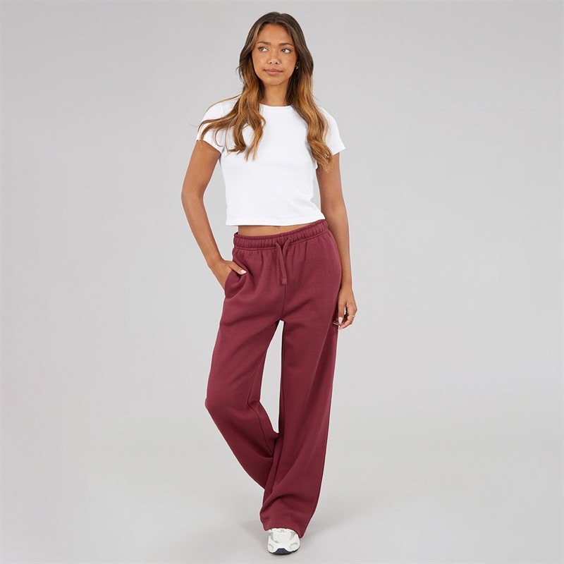 Bench Womens Kyley Wide Leg Joggers Cordovan - Image 4