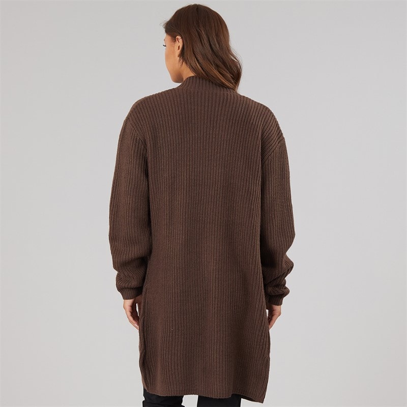 Bench Womens Asteria Cardigan Coffee - Image 2