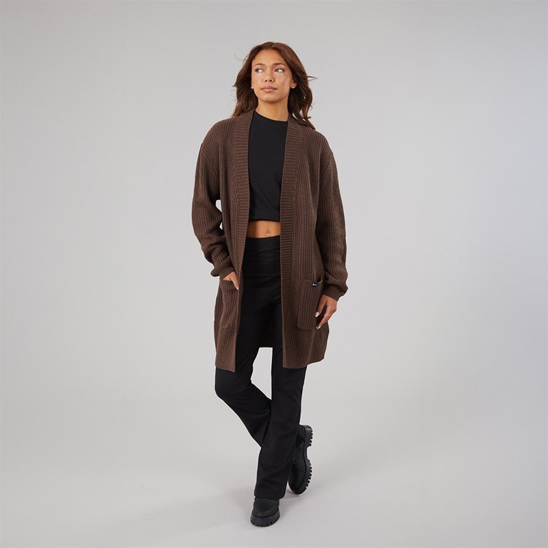 Bench Womens Asteria Cardigan Coffee - Image 4