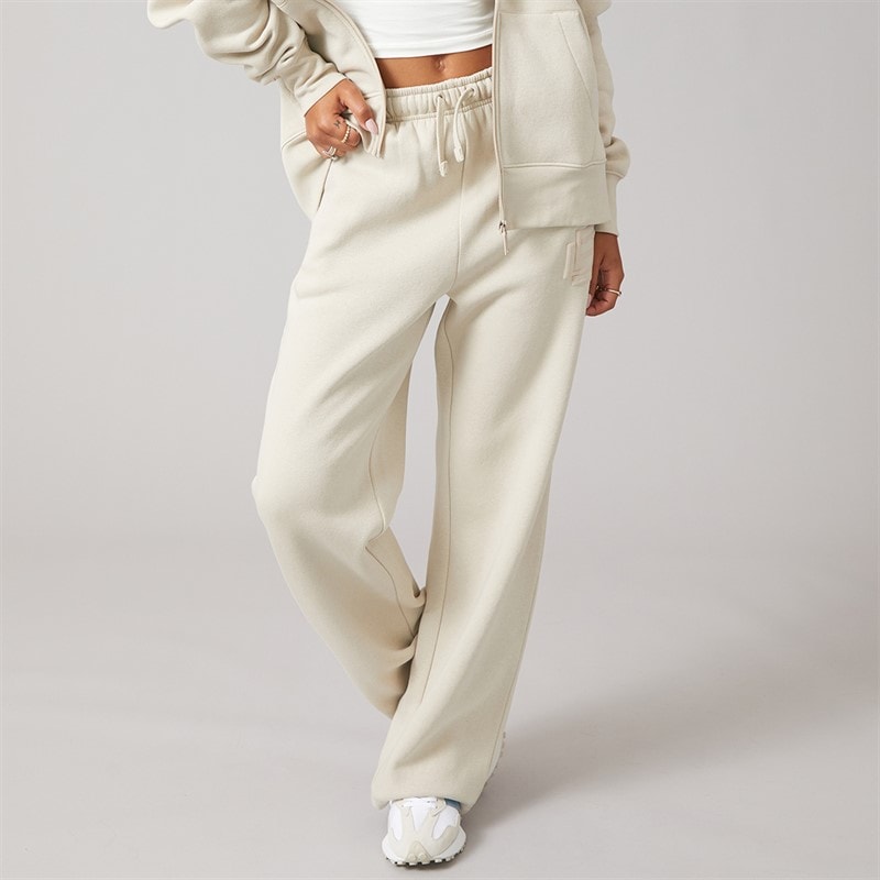 Bench Womens Vella Wide Leg Joggers Stone Grey - Image 1