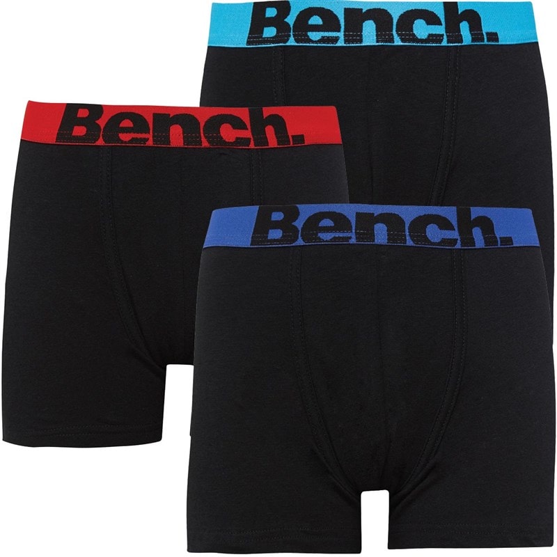 Bench Boys Harrow Three Pack Boxers Black