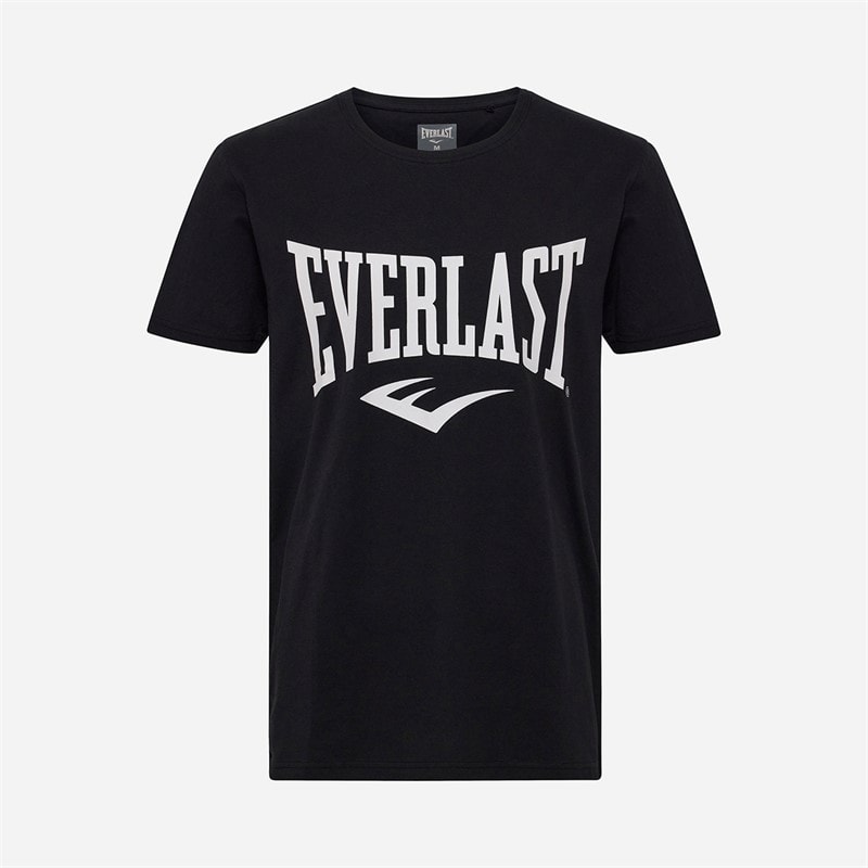 Everlast Mens Iconic Maximized Logo T-Shirt Black - Image 4