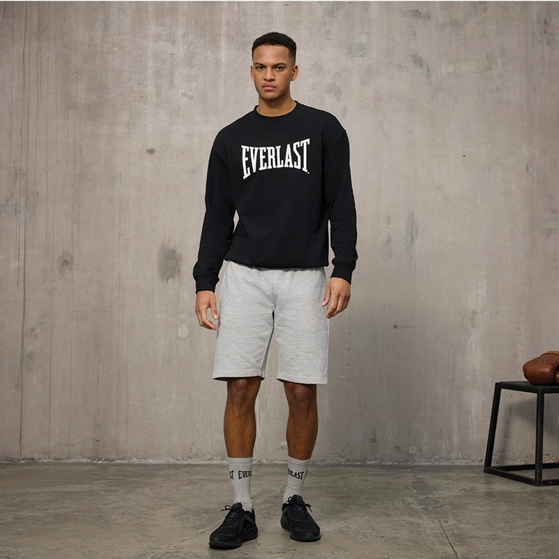 Everlast Mens Iconic Maximized Sweatshirt Black - Image 4