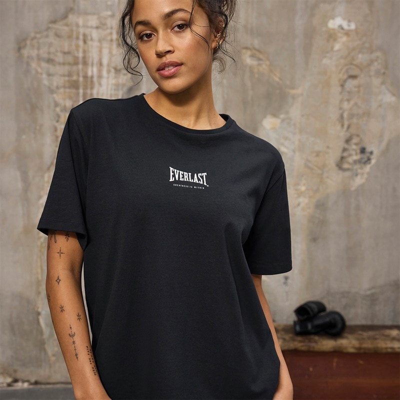 Everlast Womens T-Shirt Black - Image 3