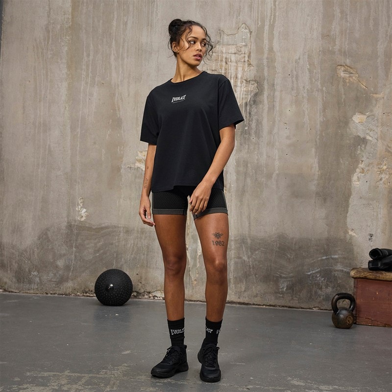 Everlast Womens T-Shirt Black - Image 4