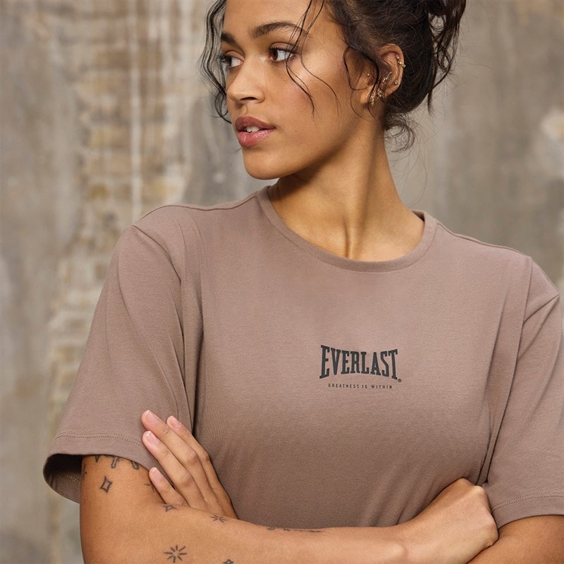 Everlast Womens T-Shirt Fossil - Image 3