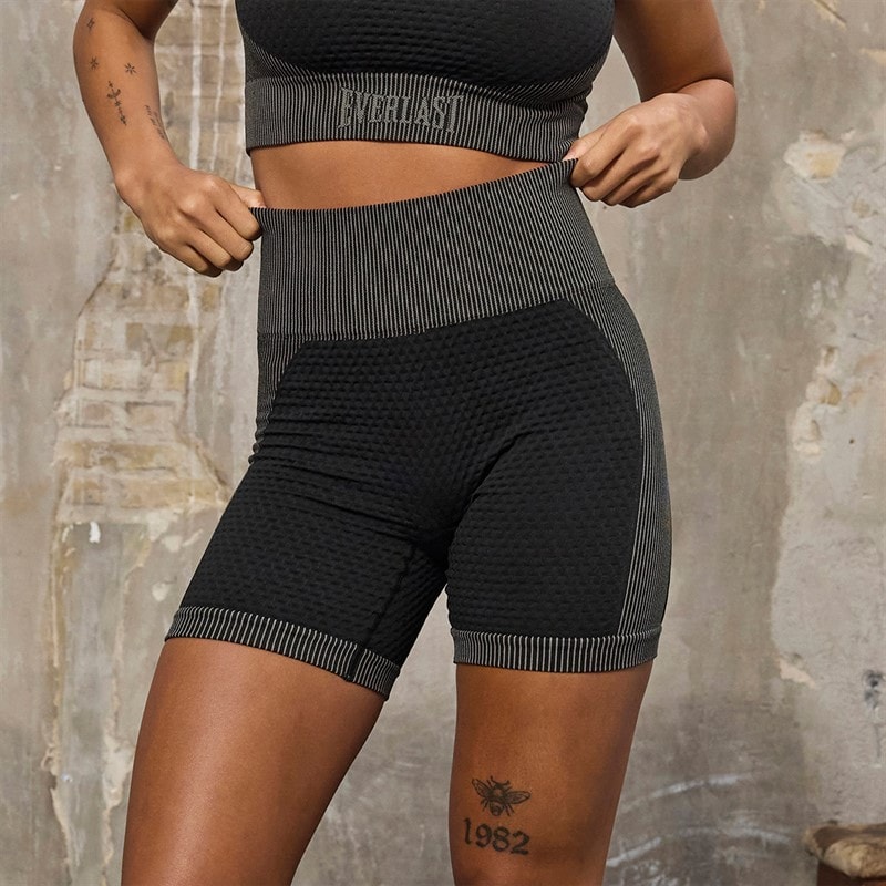Everlast Womens Seamless Shorts Black