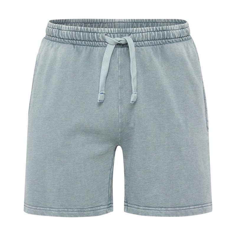 Everlast Mens Washed Sweat Shorts Smoke Blue - Image 1