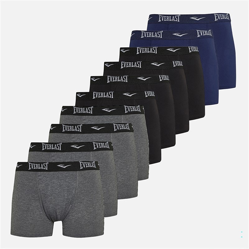 Everlast Mens Ten Pack Boxers Multi - Image 1