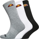 Ellesse Three Pack Crew Socks Multi