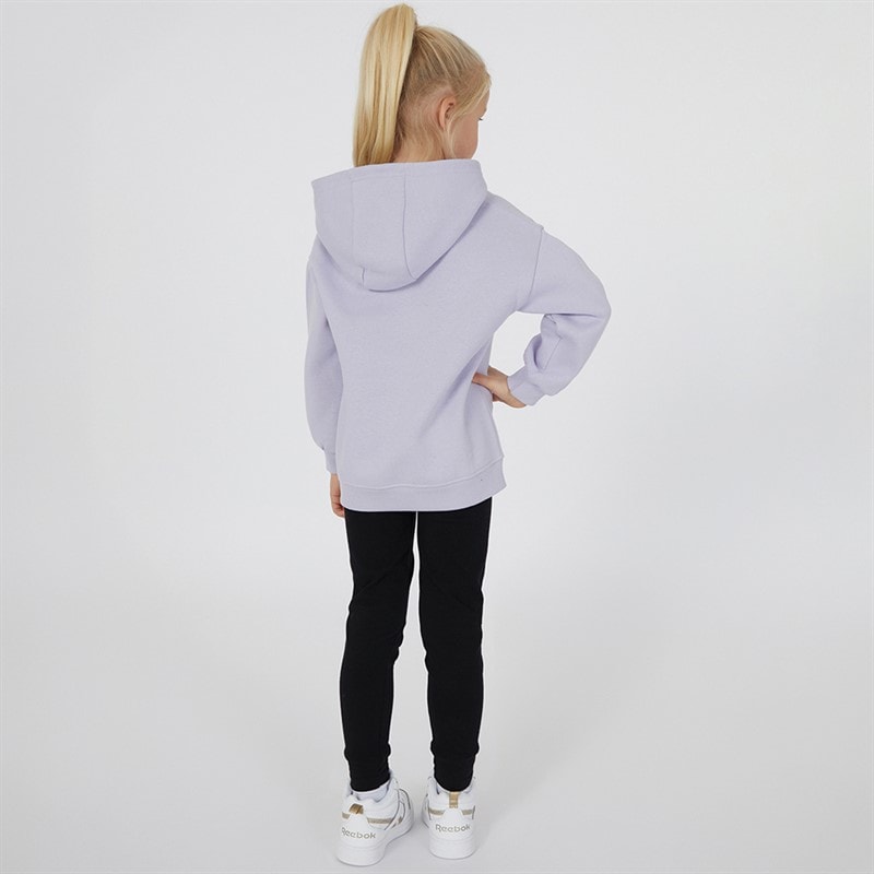 Ellesse Girls Liliana Logo Hoodie And Leggings Set Lilac/Black - Image 2
