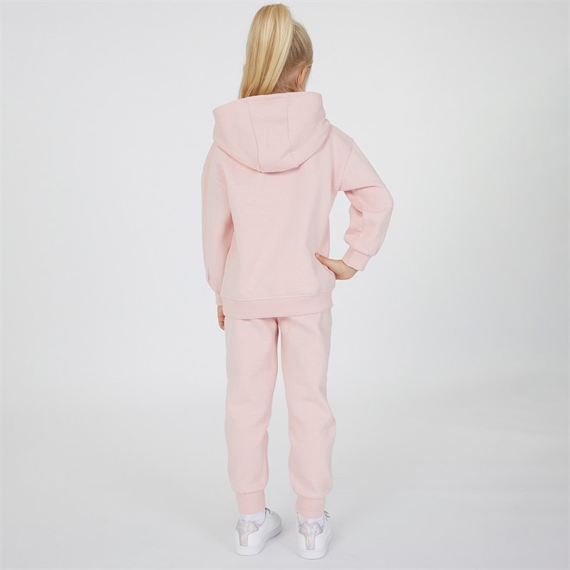Ellesse Girls Jessica Logo Hoodie And Joggers Set Pink - Image 2