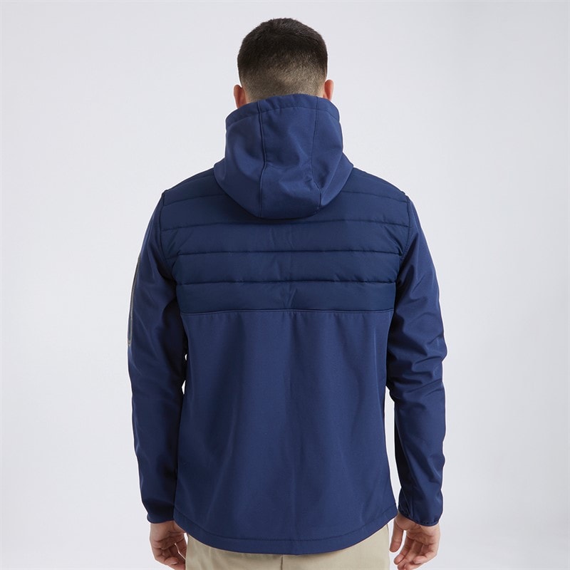 Ellesse Mens Angiolo Hybrid Half Zip Jacket Navy - Image 2