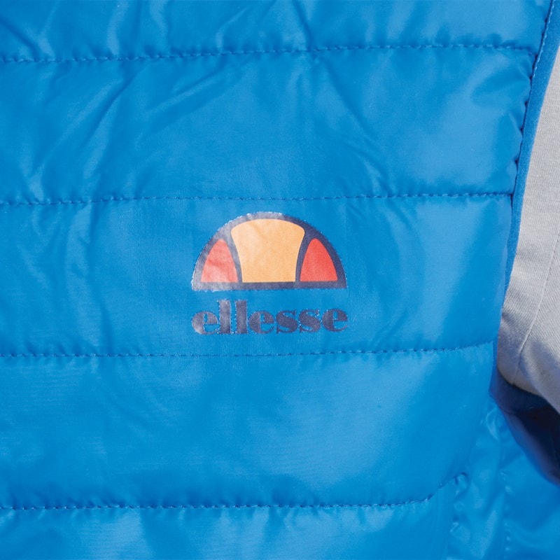 Ellesse Mens Portina Gilet Blue - Image 3