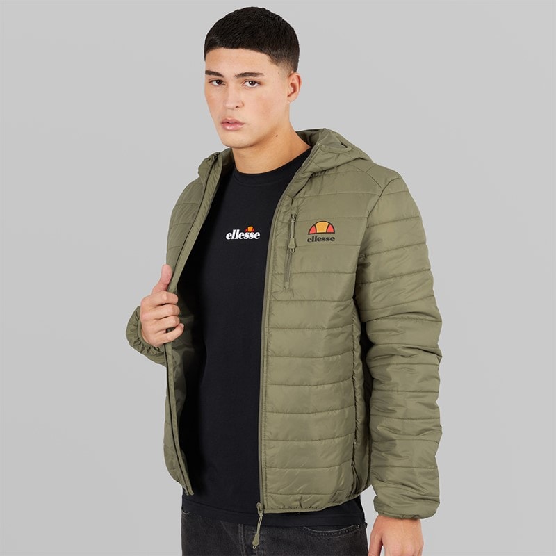 Ellesse Mens Corricella Padded Jacket Khaki - Image 1