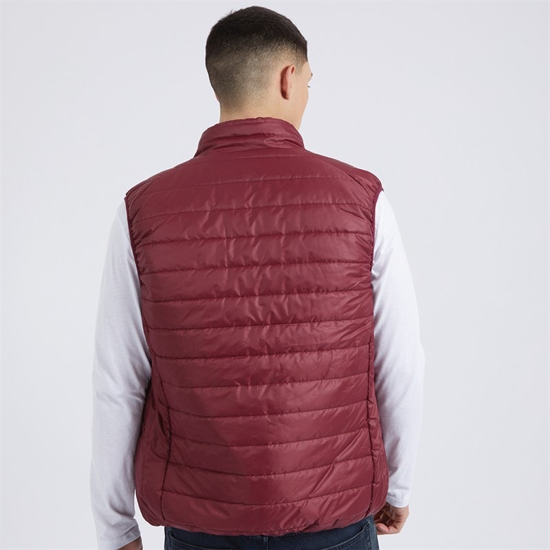 Ellesse Mens Portina Gilet Burgundy - Image 2