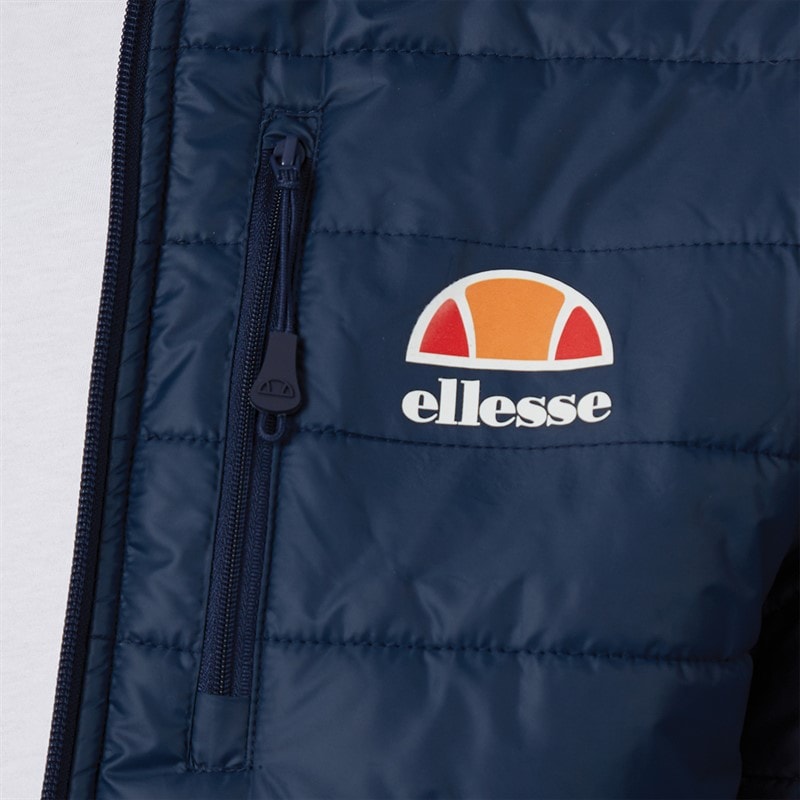 Ellesse Mens Corricella Padded Jacket Navy - Image 3