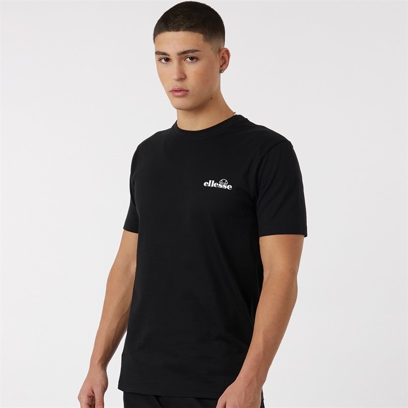 Ellesse Mens Retanna Back Logo T-Shirt Black - Image 2