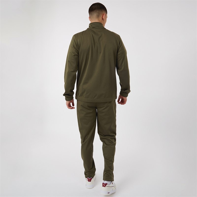 Ellesse Mens Ferrari Poly Tracksuit Khaki - Image 2