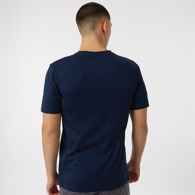 Ellesse Mens Cleffios Logo T-Shirt Navy - Image 2