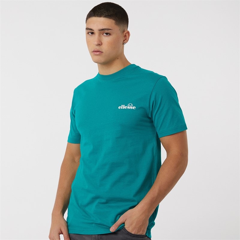 Ellesse Mens Retanna Back Logo T-shirt Dark Green - Image 2