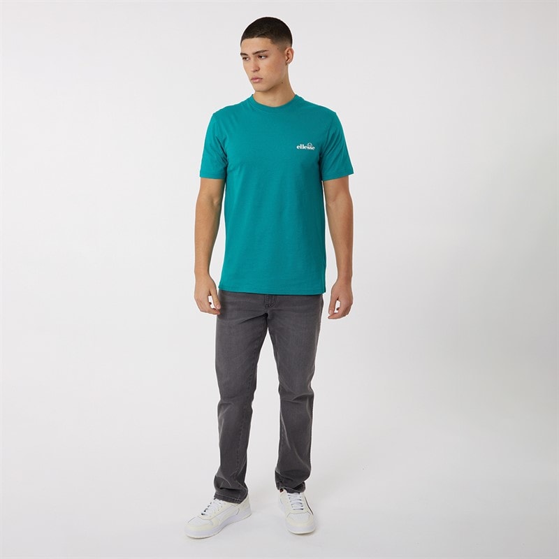 Ellesse Mens Retanna Back Logo T-shirt Dark Green - Image 3