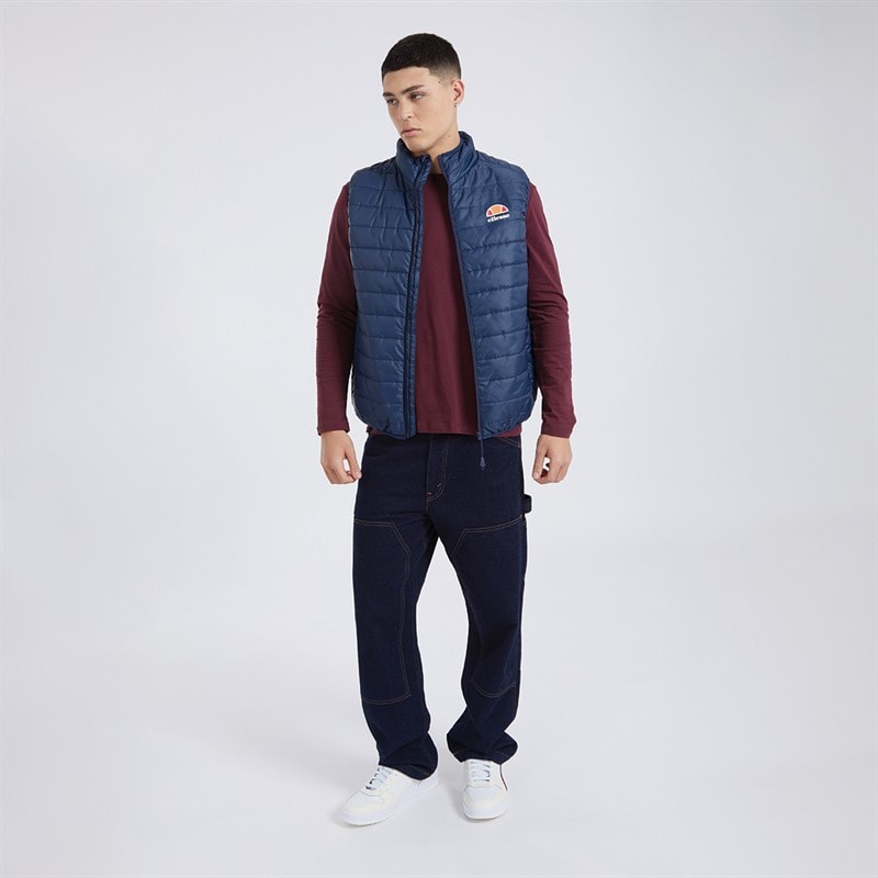 Ellesse Mens Portina Gilet Navy - Image 4