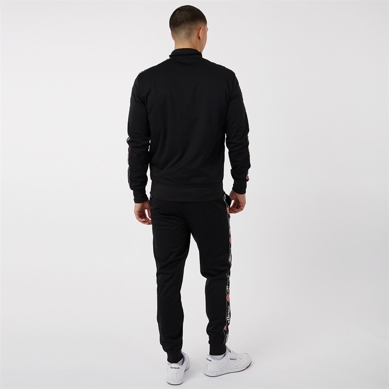 Ellesse Mens Giraldo Taped Poly Tracksuit Black - Image 2