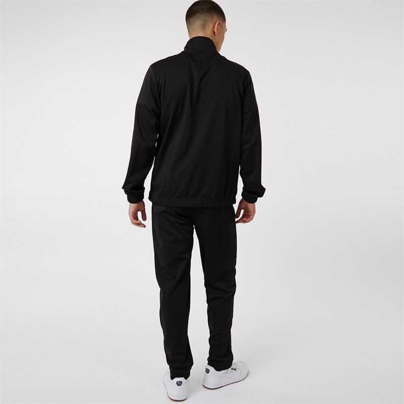 Ellesse Mens Ferrari Poly Tracksuit Black - Image 2