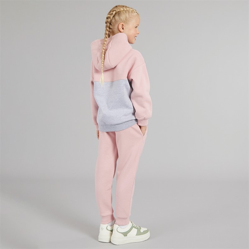 Ellesse Girls Dana Tracksuit Pink/Grey - Image 2