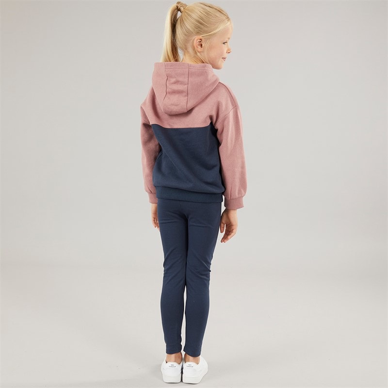 Ellesse Girls Maria Logo Tracksuit Rose/Navy - Image 2