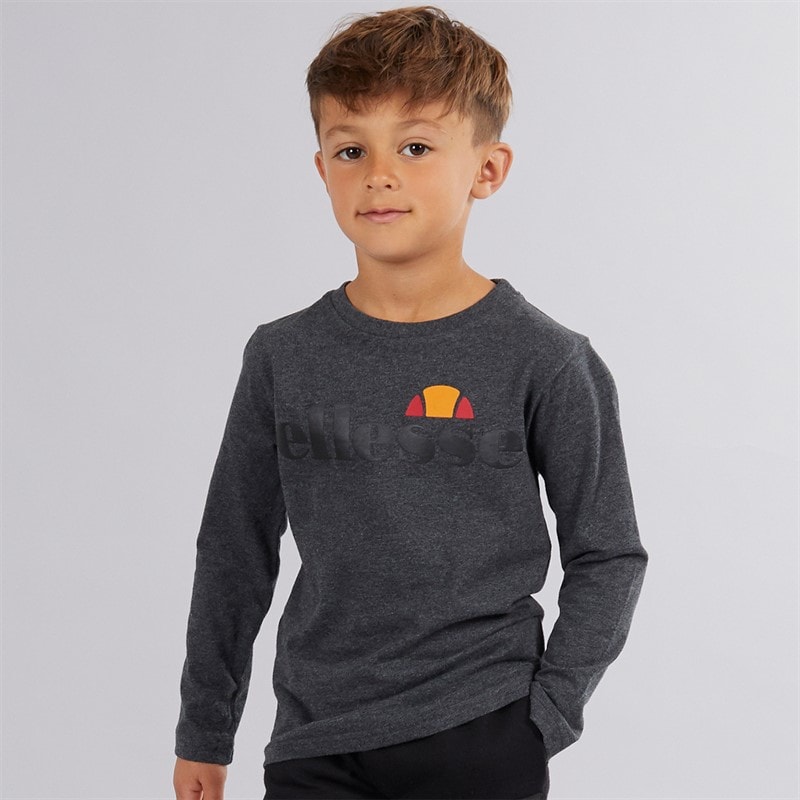 Ellesse Boys Luka Hooded Gilet T-Shirt And Joggers Set Black - Image 2