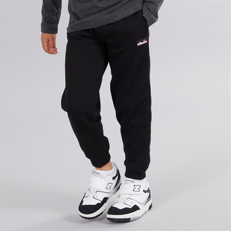 Ellesse Boys Luka Hooded Gilet T-Shirt And Joggers Set Black - Image 4