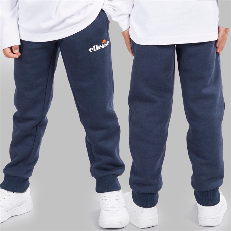 Ellesse Boys Harrison Hoodie T-Shirt And Joggers Set Blue/White - Image 3