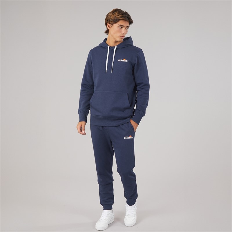 Ellesse Mens Giffone Hoodie Navy - Image 4