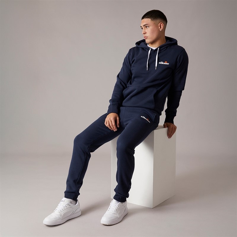Ellesse Mens Giffone Hoodie Navy - Image 5