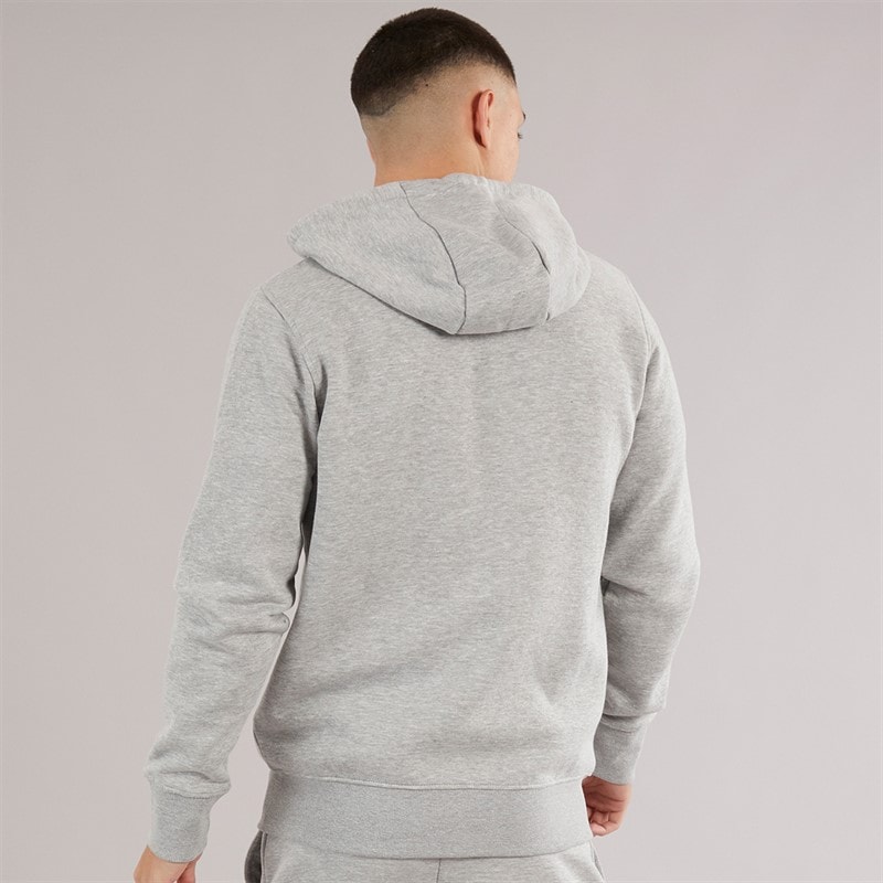Ellesse Mens Klemerio Full Zip Hoodie Light Grey Marl - Image 2
