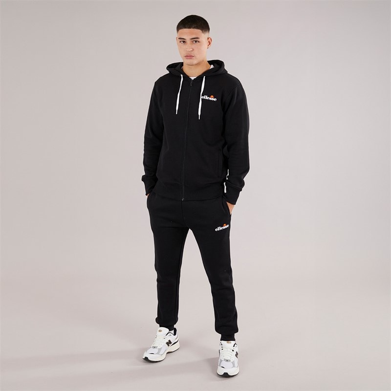 Ellesse Mens Klemerio Full Zip Hoodie Black - Image 4