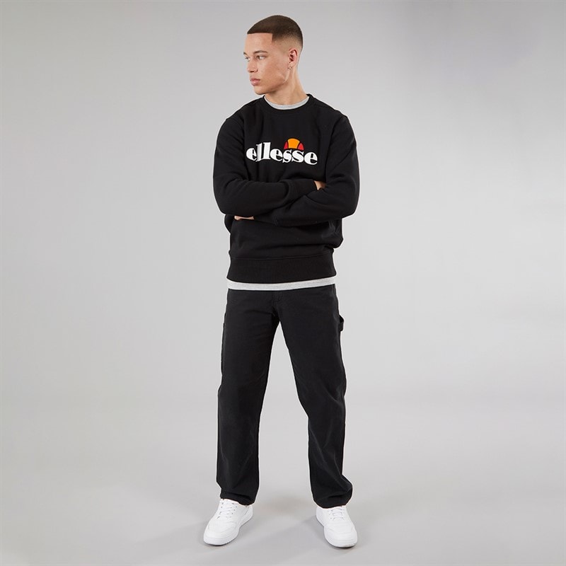 Ellesse Mens Sikanni Sweatshirt Black - Image 3