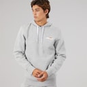 Ellesse Mens Giffone Hoodie Light Grey Marl