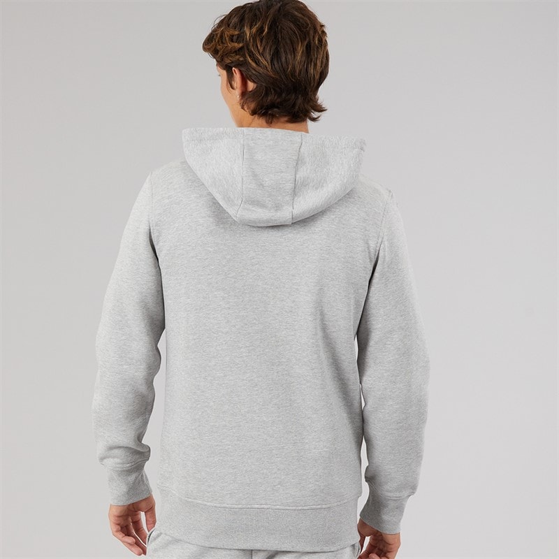Ellesse Mens Giffone Hoodie Light Grey Marl - Image 2