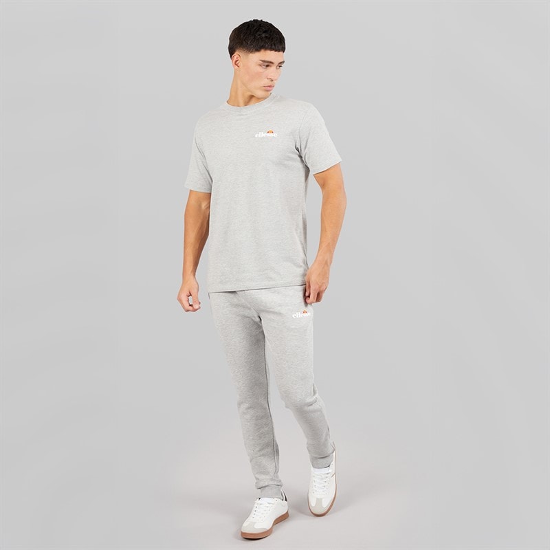 Ellesse Mens Cravo 2 Joggers Light Grey Marl - Image 4