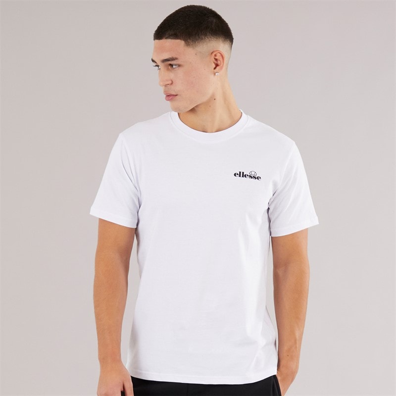 Ellesse Mens Retanna Back Logo T-Shirt White/Black - Image 2