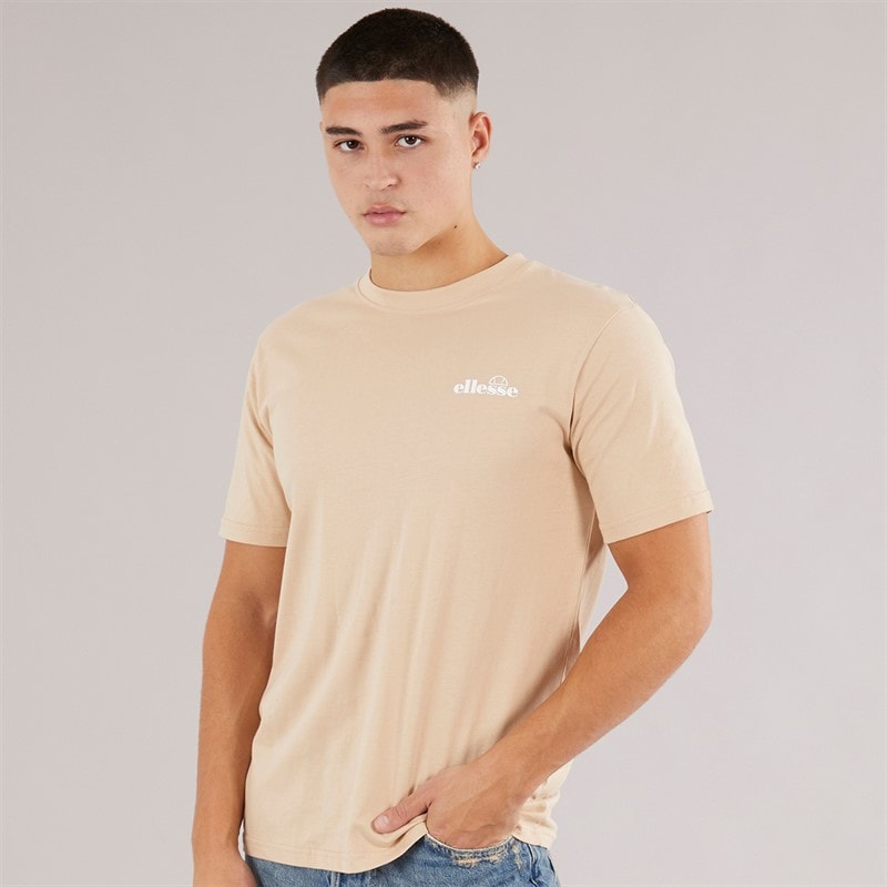 Ellesse Mens Retanna Back Logo T-Shirt Natural - Image 2
