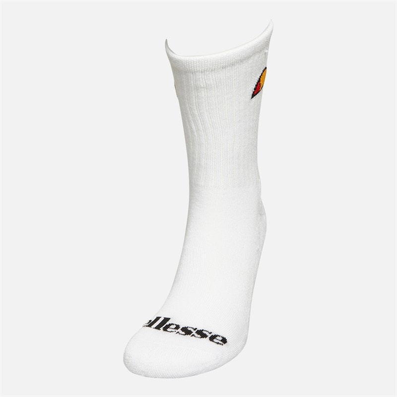 Ellesse Ten Pack Crew Socks White - Image 2