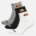 Ellesse Kids Three Pack Quarter Socks Multi