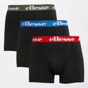 Ellesse Mens Three Pack Boxer Trunks Blue/Red/Khaki