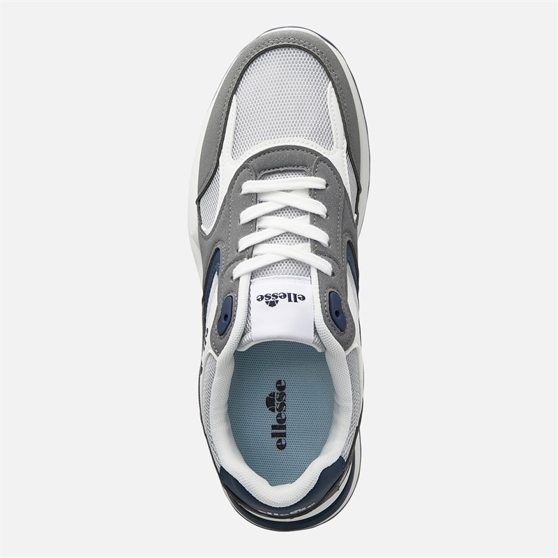 Ellesse Mens Mitch Irma 002 Trainers Grey/White - Image 4